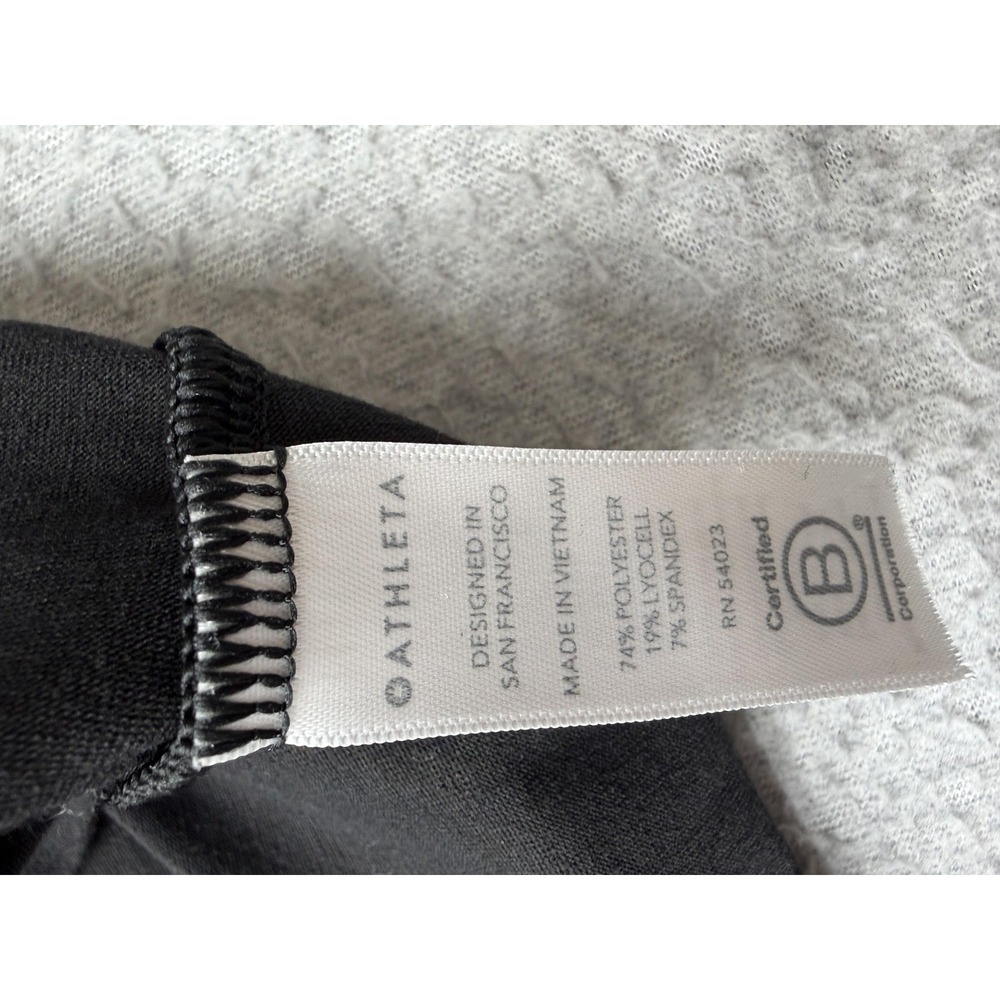 Athleta Shirt Womens 1X Plus Black Long Sleeve Dolman Boat Neck Relaxed Top - Picture 10 of 12